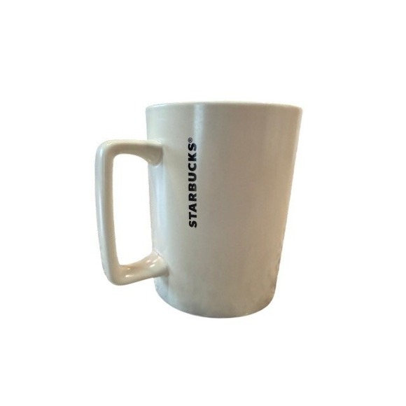 Starbucks 2017 Polar Bear Geometric Tribal Ceramic Coffee Mug 12oz Blue Interior - Picture 2 of 4